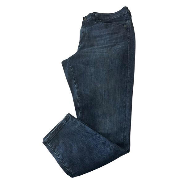 UNIVERSAL THREAD HIGH-RISE STRAIGHT LEG JEGGINGS, WOMENS, 16/33R, DENIM BLUE - Picture 6 of 11